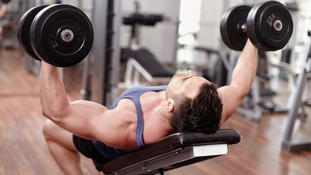 chest workouts with dumbbells